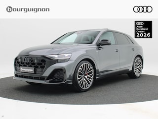 Audi Q8 Pro Line S Competition 60 TFSI e | 490 PK | Sportstoelen plus | Leder Valcona interieur | Glazen Panoramadak | Softclose | Trekhaak & aanhangerassistent |