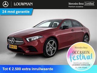 Mercedes-Benz A-klasse 250 e AMG Plug-In Hybride AMG Line | Night Pakket | Trekhaak | Stoelverwarming voor | Dodehoekassistent | Apple CarPlay. Inclusief 24 maanden MB Certified garantie voor Europa.