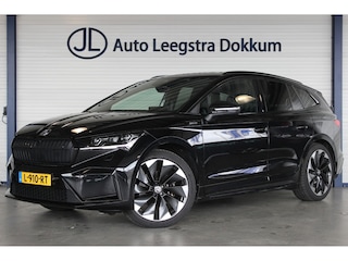Skoda Enyaq iV 60 Sportline Trekhaak | SoH 90% | Adapt. Cruise | Camera | Stuurwielverw. | Carplay | Bluetooth | Navi | 21" LMV | PDC V+A