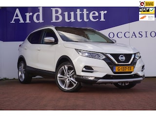 Nissan Qashqai 1.3 DIG-T N-Motion+Led+Pano-dak+navigatie+camera+19"lmv+Parel-White = NOVEMBER 2019 = NIEUW !