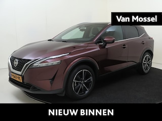 Nissan Qashqai 1.3 MHEV Tekna | Design Pack | achteropkomend verkeer waarschuwing | airco automatisch | Apple Carplay/Android | Autonomous Emergency Braking | cruise control adaptief | dodehoekdetectie met correctie | lederen interieurdelen | lederen/stof bekleding | lichtmetalen velgen 19" | matrix LED koplampen | navigatiesysteem full map |