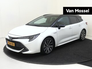 Toyota Corolla Touring Sports 2.0 Hybrid Executive | achteropkomend verkeer waarschuwing | airco automatisch | Apple Carplay/Android Auto | Autonomous Emergency Braking | cruise control adaptief | full-LED koplampen | lederen/stof bekleding | lichtmetalen velgen 17" | navigatiesysteem full map | rijstrooksensor met correctie | voorstoelen verwarmd