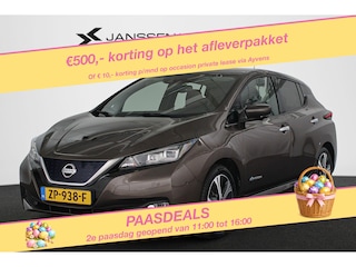 Nissan Leaf Tekna 40 kWh Leder Stuur-Stoelverwarming Camera 17" BTW