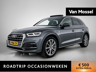 Audi Q5 50 TFSI e quattro S edition | 2X S-LINE | LUCHTVERING | LEER | PANO-SCHUIFDAK | TREKHAAK | CAMERA | STOELVERWARMING