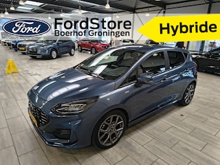 Ford Fiesta EcoBoost Hybrid 125 pk ST-Line | LED | Navi | Clima | Apple Carplay | 17" | Pr. glass | 1e eig.