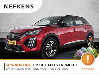 Peugeot 2008 SUV EV GT 54 kWh 156pk | NIEUW MODEL | 406km WLTP Actieradius | Navigatie | Camera v+a | Climate Control | Full Led koplampen | Parkeersensoren v+a | Keyless | Cruise Control | Dodehoeksensor | DAB+ radio | Half lederen sportstoelen | Draadloze Apple Carplay / Android Auto + telefoonlader | Donker getint glas | 17" lichtmetalen velgen |