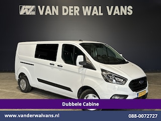 Ford Transit Custom 2.0 TDCI 130pk L2H1 Dubbele Cabine Euro6 Airco | 6-Zits | Camera | Navigatie | Apple Carplay | LED Android Auto, Cruisecontrol, Stoelverwarming, Verwarmde voorruit, Parkeersensoren