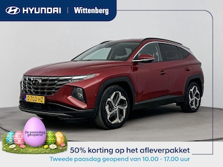 Hyundai Tucson 1.6 T-GDI HEV Premium | Leer | Trekhaak | Trekgewicht 1650kg | Memory | Stoel + stuurverwarming |