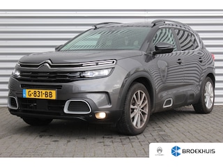 Citroën C5 Aircross 1.6 PURETECH 180PK SHINE AUTOMAAT / NAVI / LEDER / CLIMA / FULL-LED / PDC / 19" LMV / CAMERA / KEYLESS / PANO. DAK / ADAPT. CRUISE / AFN. TREKHAAK / 1500KG TREKGEWICHT / NIEUWSTAAT !!