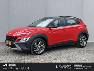Hyundai Kona 1.6 GDI HEV Fashion Automaat / Fabrieksgarantie tot 10-2027 / Dealer Onderhouden / Adaptieve Cruise / Stuur & Stoelverwarming / Camera / Navigatie / Dodehoek Detectie / Apple Carplay & Android Auto / 18” LM wielen Premium / DAB /