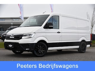 MAN TGE 3.180 35 2.0 L3H2 PB Edition Adaptieve Cruise, Camera, Carplay, 177pk, Stoelverwarming, LED, Automaat, Sensoren, Trekhaak, Uniek!