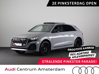 Audi Q8 60 TFSI e quattro Pro Line S Competition 490 PK | Panoramadak | Vier wiel besturen | Exclusive lak | Stoel ventilatie | Verlengde garantie |