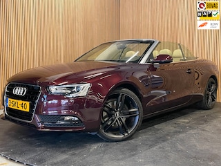 Audi A5 Cabriolet 1.8 TFSI Pro Line|BLACK-RED EDITION|VOLLEDER|ELEK.INTERIEUR|STOELVERWARMING|NAVIGATIE|CRUISE CONTROL|ORG.NL|NAP|