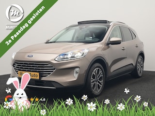 Ford Kuga 2.5 Titanium X PHEV 225pk Dealer O.H. | Trekhaak Af Fabriek | Panodak | Head Up | Adaptive Cruise | 360 Camera | Bang & Olufsen | Sportstoelen & Stuur Verwarmd | Keyless | Blis | Navigatie | DAB | Plug In Hybrid |