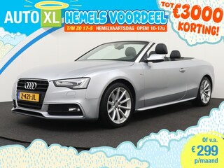 Audi A5 Cabriolet 1.8 177 PK Aut S-Line Leder/Sportstoel Nek+Stoelverw Camera