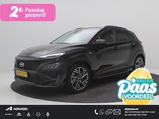 Hyundai Kona 1.0 T-GDI N Line / Elektrisch verstelbare voorstoelen / Voor & Achterstoel verwarming / Voorstoel ventilatie / N-line interieur & Exterieur / Navigatie / All seasonbanden / Dealer odnerhouden / 18" LMV / Parkeersensoren voor & achter / Keyless Entry /