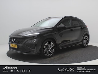 Hyundai Kona 1.0 T-GDI N Line / Elektrisch verstelbare voorstoelen / Voor & Achterstoel verwarming / Voorstoel ventilatie / N-line interieur & Exterieur / Navigatie / All seasonbanden / Dealer odnerhouden / 18" LMV / Parkeersensoren voor & achter / Keyless Entry /