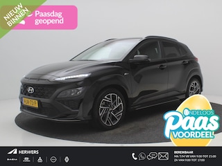 Hyundai Kona 1.0 T-GDI N Line / Elektrisch verstelbare voorstoelen / Voor & Achterstoel verwarming / Voorstoel ventilatie / N-line interieur & Exterieur / Navigatie / All seasonbanden / Dealer odnerhouden / 18" LMV / Parkeersensoren voor & achter / Keyless Entry /
