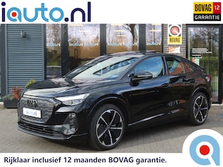 Audi Q4 50 quattro Advanced edition 77 kWh Optiek Zwart Pano/Keyless/Navi+/Elek. stoelen+mem/CarPlay/ACC/21"/Trekhaak wegkl.