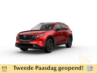 Mazda CX-5 e-Skyactiv G 141 Homura - Tan lederen interieur & Panoramic Pack | 19-inch lichtmetalen velgen, Black | Alarmsysteem | Automatisch dimmende binnenspiegel met randloos design
