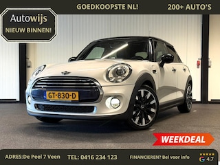 Mini Cooper 1.5 Chili|5-DEU|PANO|AUT|LED|GROOT NAVI|STOELVERW