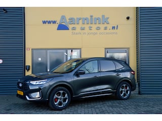 Ford Kuga 5x 2.5 PHEV hybride 242 pk St-line X technopack, camera, winterpack, trekhaak, agr stoelen incl mem, lederen bekl, B&O sound.