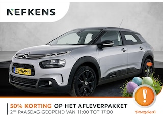 Citroën C4 Cactus Shine 110pk | Navigatie | Achteruitrijcamera | Climate Control | Cruise Control | Parkeersensoren v+a | Keyless | Armsteun | Bluetooth | DAB+ radio | Apple Carplay / Android Auto | Elektrisch inklapbare spiegels | Automatisch dimlicht | Regensensor | Donker getint glas | Trekhaak | 17" lichtmetalen velgen |