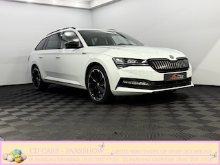 Skoda Superb Combi 1.4 TSI iV Sportline Business Half leder, Camera, Apple carplay, Memery stoelen, Stoelverwarming, Keyless start, Cruise control, Virtual desk