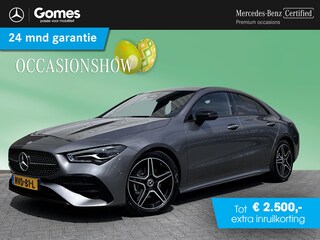 Mercedes-Benz CLA 180 Star Edition AMG | Night Pakket | Panoramadak | Bruin Interieur | Dodehoekassistent | Apple CarPlay | Android Auto | Sfeerverlichting | Stoelverwarming | Parkeersensoren | Achteruitrijcamera | Elektrisch Inklapbare Buitenspiegels