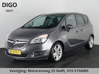 Opel Meriva 1.4 COSMO TURBO AUTOMAAT . STOEL & STUUR VERWARMING . FULL MAP NAV . PARKEERSENSOREN ACHTER . CRUISE CONTROL