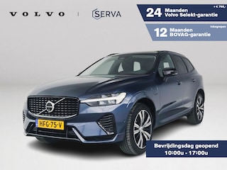 Volvo XC60 T8 Plug-in hybrid AWD Ultra Dark | Panoramadak | 360° camera | Harman Kardon | Luchtvering | Stoel- en Stuurverwarming | Trekhaak