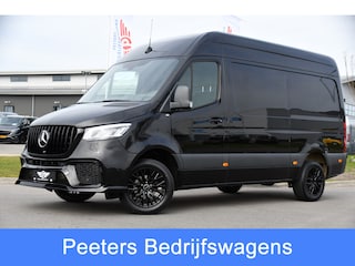 Mercedes-Benz Sprinter 317 1.9 CDI L2H2 RWD AMG Black Edition Camera, Cruise, Carplay, LED, 170pk, Multimedia, Automaat, Trekhaak, 3 Zits, Uniek!