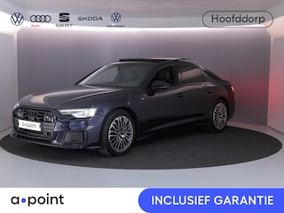 Audi A6 Limousine 50 TFSI e quattro S edition 299 pk S-tronic | SOH 91% | Navigatie | Panoramadak | Trekhaak (wegklapbaar) | Parkeersensoren (Park assist) | Rondomzicht camera | Stoelverwarming | S-Line |