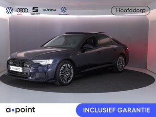 Audi A6 Limousine 50 TFSI e quattro S edition 299 pk S-tronic | SOH 91% | Navigatie | Panoramadak | Trekhaak (wegklapbaar) | Parkeersensoren (Park assist) | Rondomzicht camera | Stoelverwarming | S-Line |