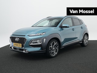 Hyundai Kona 1.6 GDI HEV Premium | Adaptieve cruise control | Dode hoek detectie | Heads up display (HUD) | Navigatie systeem full map | Stoel/Stuur verwarming |