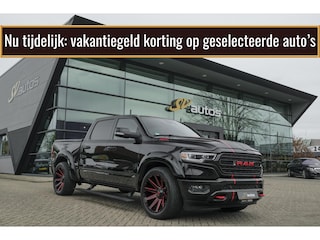 Dodge Ram 1500 5.7 V8 401pk 4x4 Limited LPG G3 Widebody Black&Red Luchtvering Trekhaak Head-up Harman/kardon Sidebars CUSTOM!!