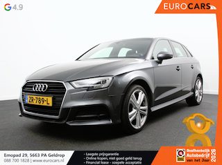 Audi A3 Sportback 1.5 TFSI CNG Automaat S-Line Navigatie Parkeersensoren achter Cruise Control Stoelverwarming 18"Lichtmetalen velgen Ledverlichting Climate Control