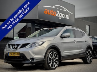 Nissan Qashqai 1.2 AUT TEKNA PANODAK LEDER NAVI CAMERA AIRCO LED 19 INCH-LMV PDC