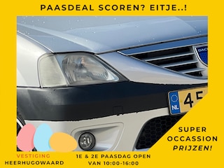 Dacia Logan 1.6-16V Lauréate 7 pers.uitv. - Gris Aluminium - Airco/Multimedia/Carplay