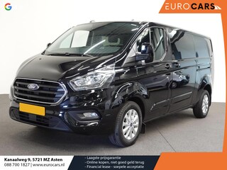 Ford Transit Custom 300 2.0 TDCI L2H1 Limited Dubbele cabine Navigatie Airco 2 Schuifdeuren Trekhaak Parkeersensoren Carplay DAB