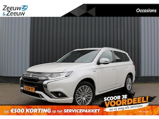 Mitsubishi Outlander 2.4 PHEV Intense 4X4 AFN TREKHAAK WHITE PEARL CLIMA CRUISE CAMERA NAVI 18"LMV STOELVERW.