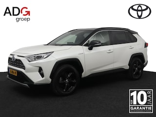 Toyota RAV4 2.5 Hybrid AWD Bi-Tone | Leder | Stoel en stuurverwarming | Trekhaak | 1650 kg trekgewicht |