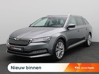 Skoda Superb Combi 1.4 TSI iV Business Edition Plus 218PK DSG SOH 93%, Trekhaak, 360gr. Camera, Virtual Pedal, 18" LM Velgen, Keyless, Side Assist, Adaptieve Cruise Control, Stoel-Stuurverwarming