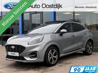 Ford Puma 1.0 EcoBoost Hybrid ST-Line X 155PK Automaat Panodak Winterpack Camera Cruise Navi B&O Climate Keyless Elek. Achterklep Full-LED Privacy Glass *Sportief*