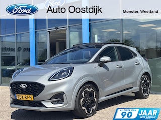 Ford Puma 1.0 EcoBoost Hybrid ST-Line X 155PK Automaat Panodak Winterpack Camera Cruise Navi B&O Climate Keyless Elek. Achterklep Full-LED Privacy Glass *Sportief*