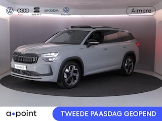 Skoda Kodiaq 1.5 TSI PHEV Sportline Business 204 pk Automaat (DSG) | Verlengde garantie | Navigatie | Panoramadak | Trekhaak (wegklapbaar) | Parkeersensoren | Achteruitrijcamera | Stoelverwarming v/a |