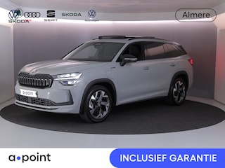 Skoda Kodiaq 1.5 TSI PHEV Sportline Business 204 pk Automaat (DSG) | Verlengde garantie | Navigatie | Panoramadak | Trekhaak (wegklapbaar) | Parkeersensoren | Achteruitrijcamera | Stoelverwarming v/a |