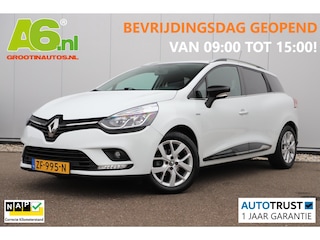 Renault Clio Estate 0.9 TCe Limited Navigatie Airco Cruise Control Bluetooth 16 inch LMV LED Donkere Ramen
