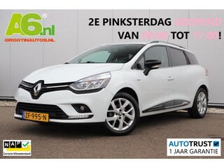 Renault Clio Estate 0.9 TCe Limited Navigatie Airco Cruise Control Bluetooth 16 inch LMV LED Donkere Ramen