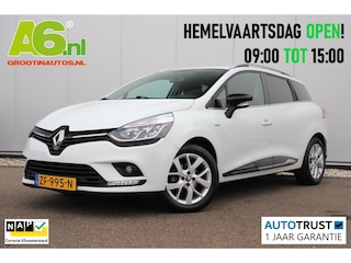 Renault Clio Estate 0.9 TCe Limited Navigatie Airco Cruise Control Bluetooth 16 inch LMV LED Donkere Ramen